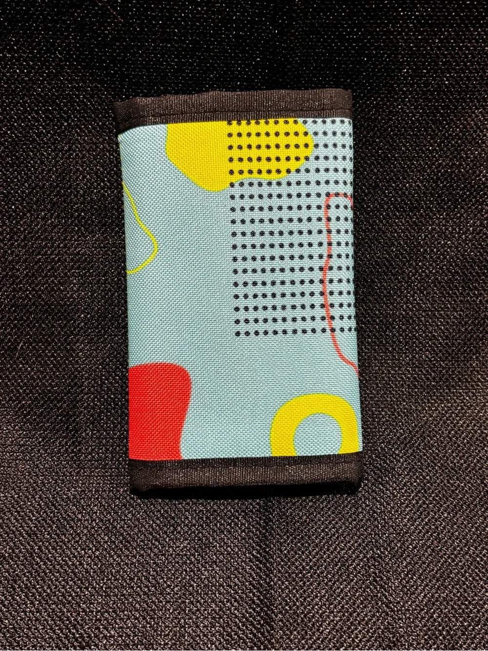 The James Brand Men’s Wallet - Aqua with Velcro closure